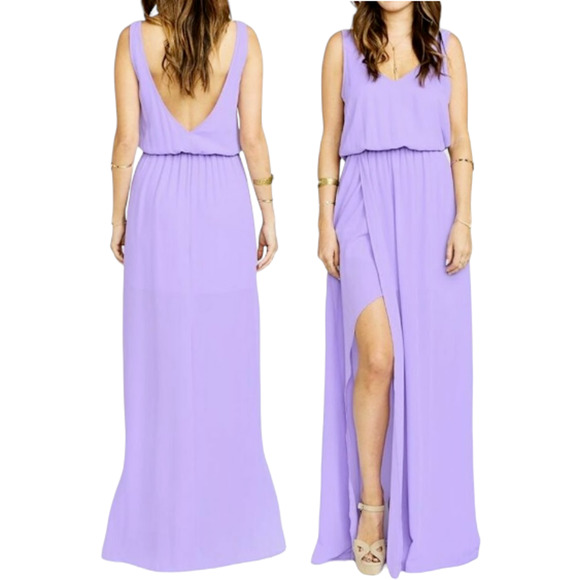Show Me Your MuMu Dresses & Skirts - Show Me Your Mumu Size Small Kendall Maxi Dress Sleeveless Formal Gypsy Purple